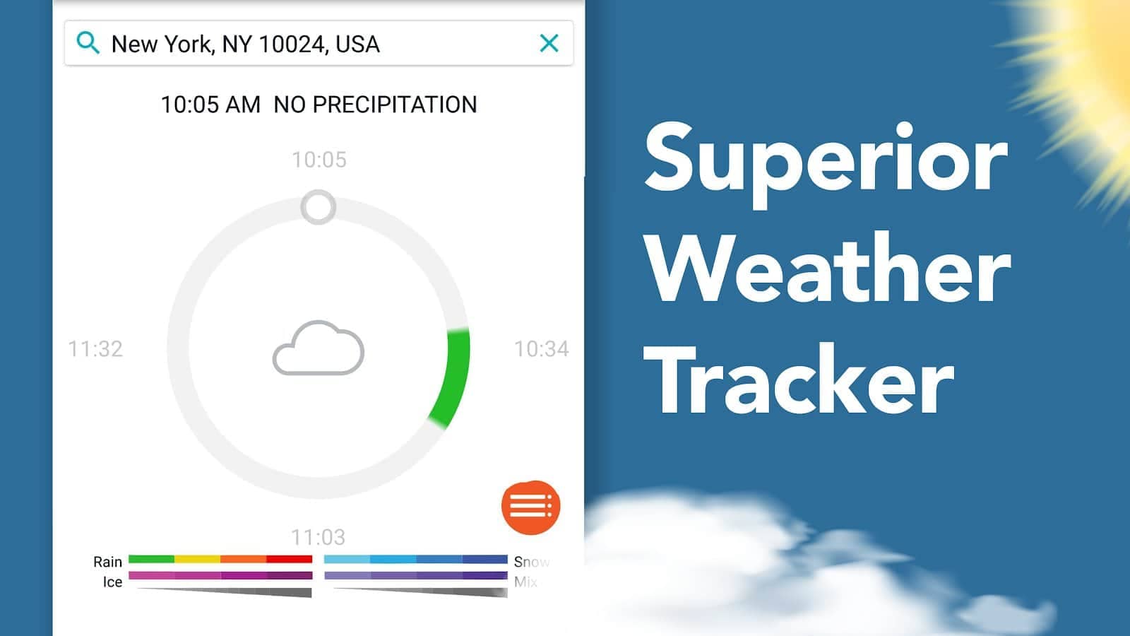 Screenshot 4: Hourly Forecast View