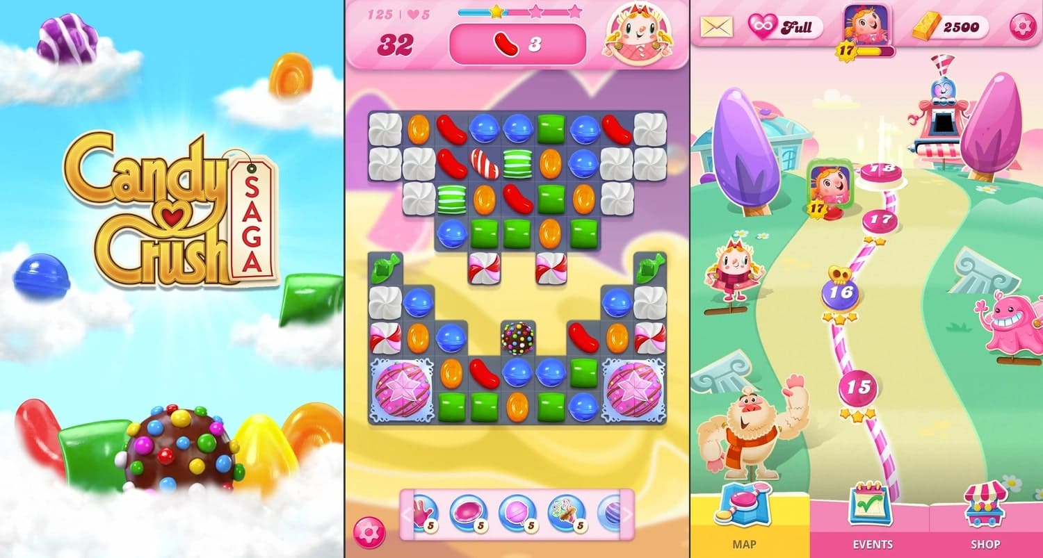 Screenshot 1: Matching Candies