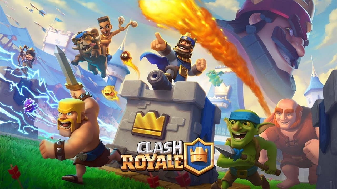 Clash Royale battle screenshot