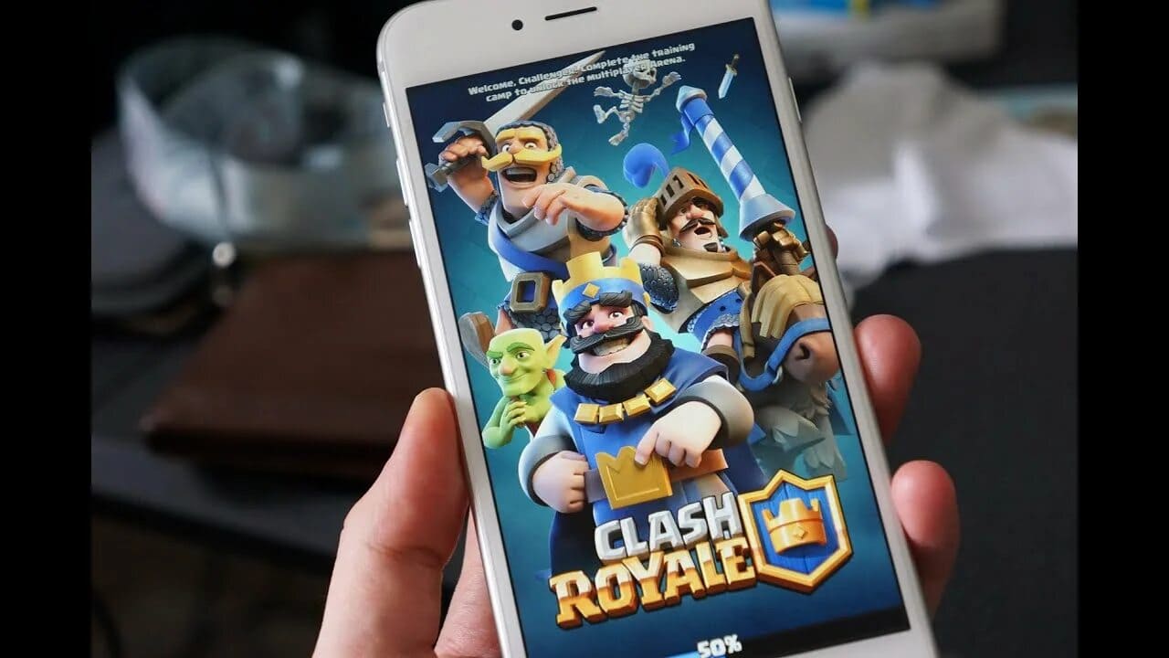 Clash Royale victory screen