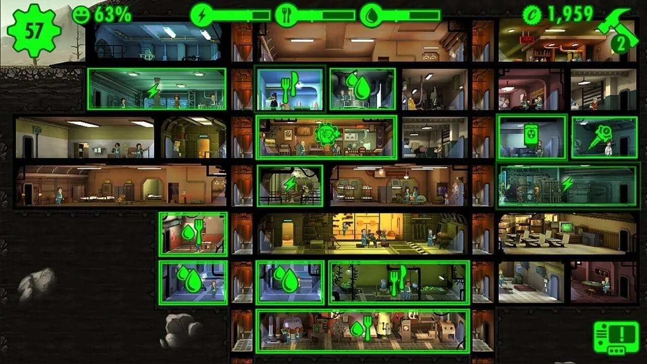 Fallout Shelter Gameplay Screenshot 4 - Incident Defense