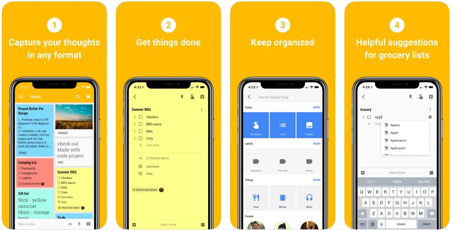 Google Keep: Adding a reminder
