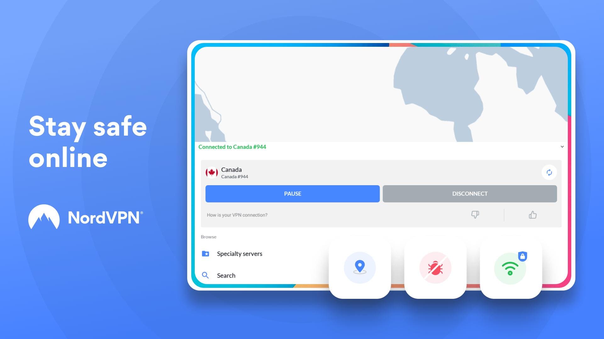 NordVPN Screenshot 5 - Settings Menu