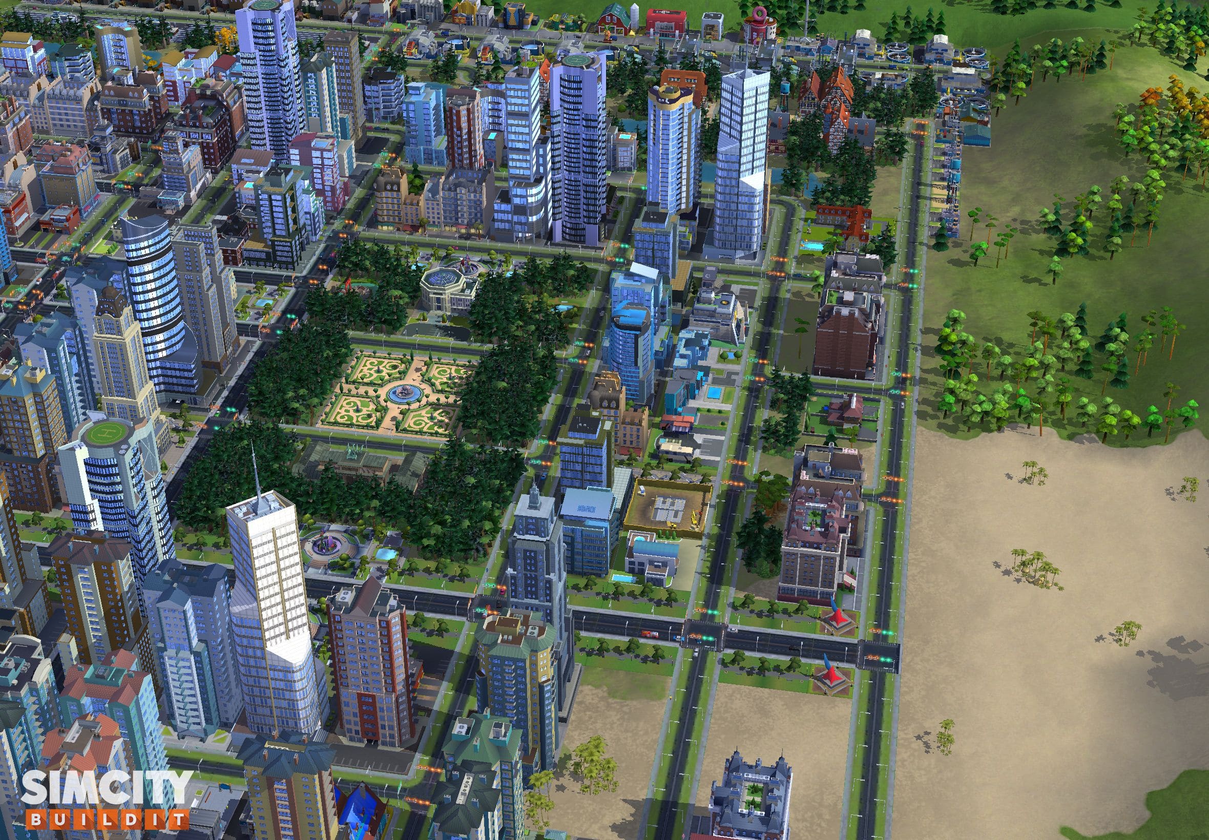 SimCity BuildIt Screenshot 3 - Night Scene